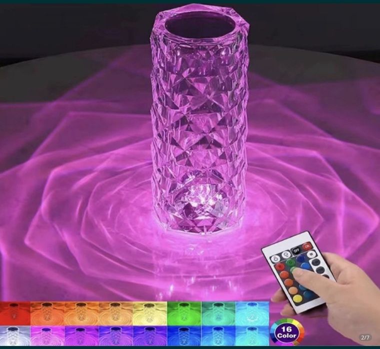 Candeeiro touch  várias cores