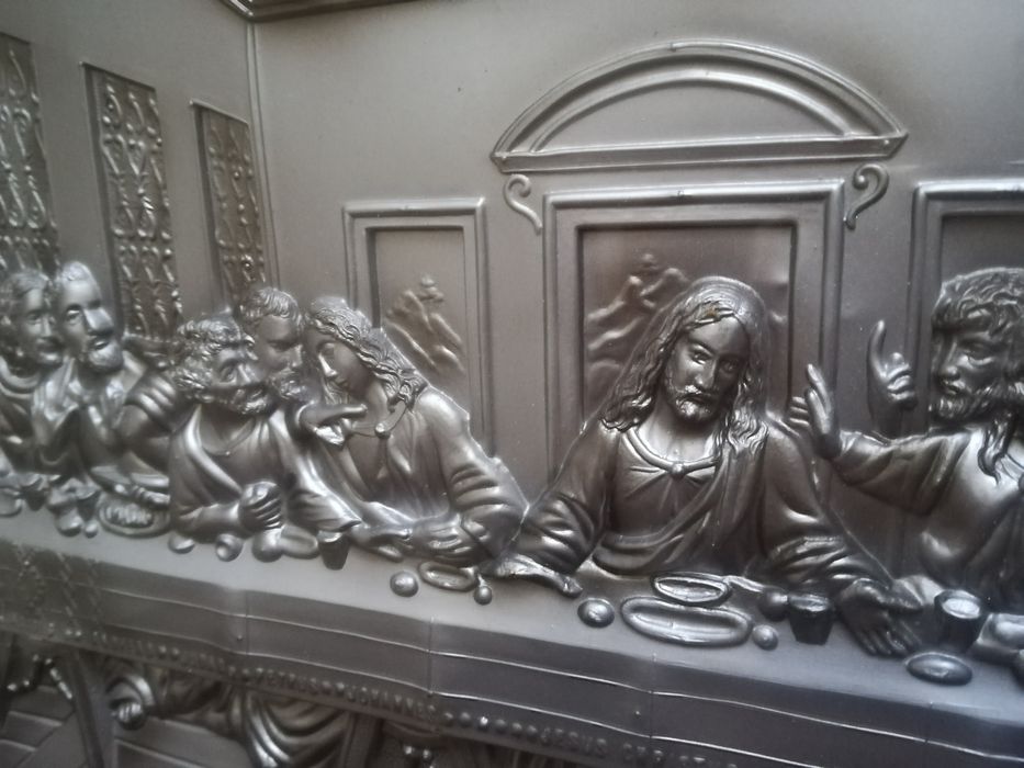 Última Ceia de Cristo. Estanho. Anos 1930/40