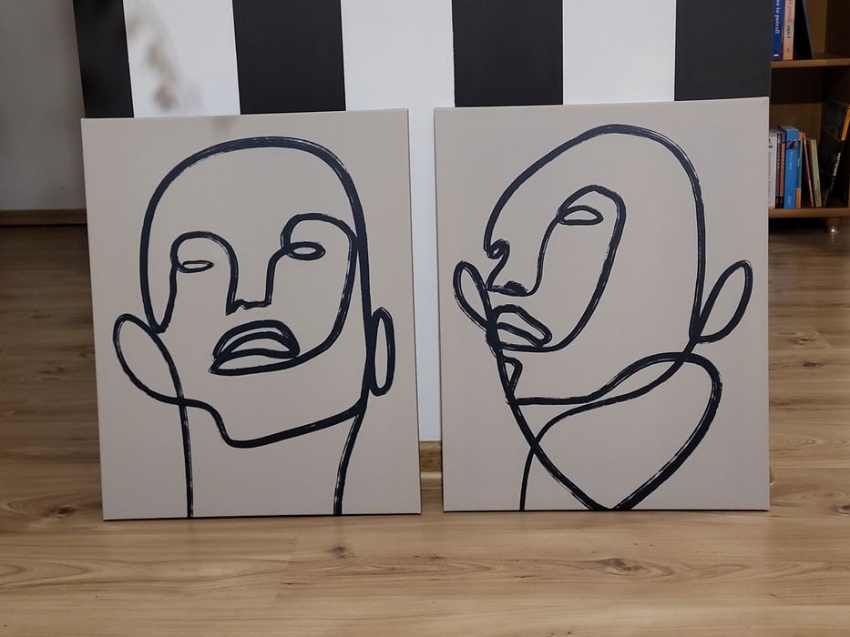 Ikea grafiki obrazy  2 sztuki, nowe