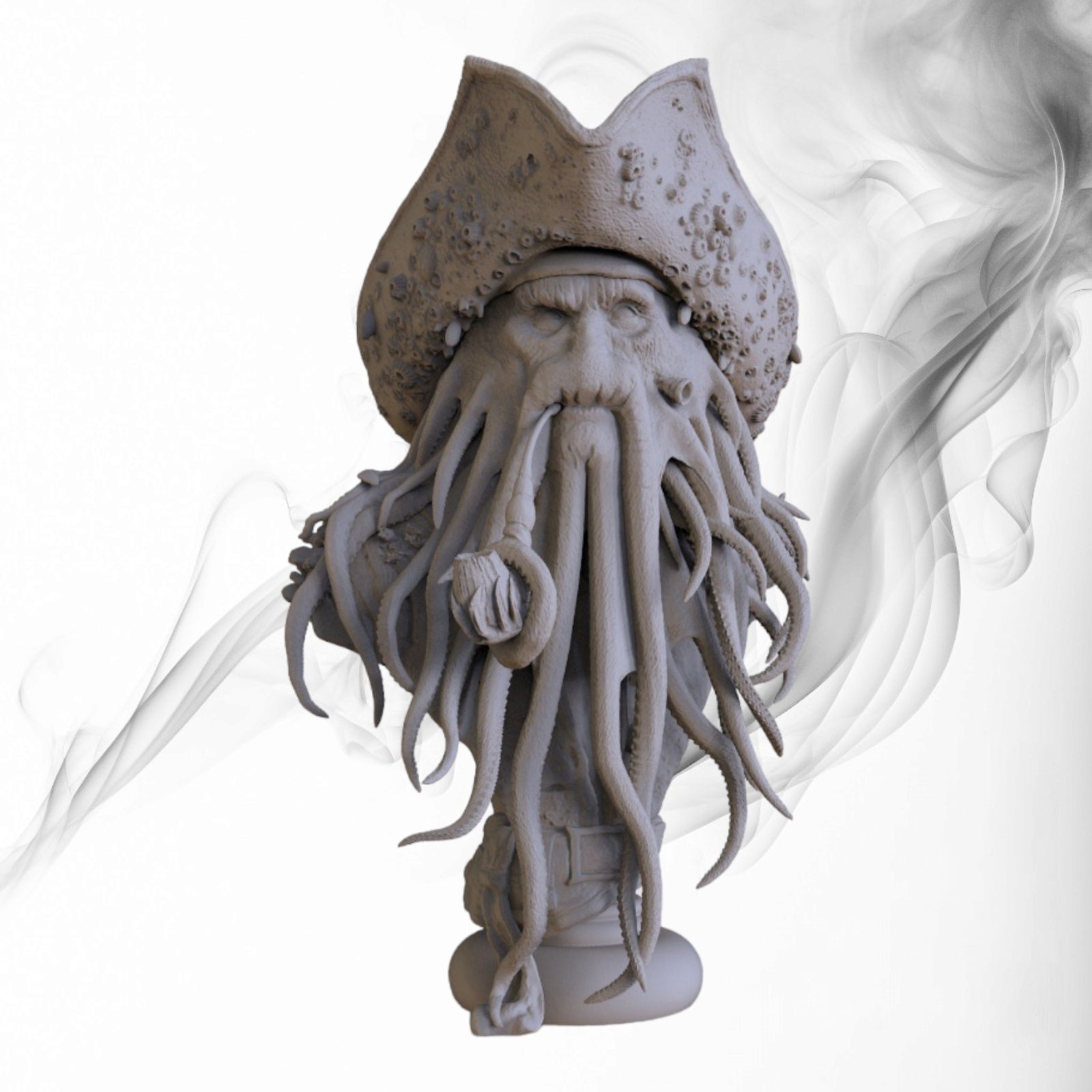 Popiersie druk 3D " Davy Jones " - 9 cm