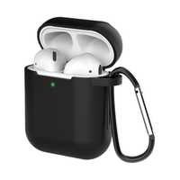 Etui Silikonowe do Apple AirPods - Ochrona + Karabińczyk