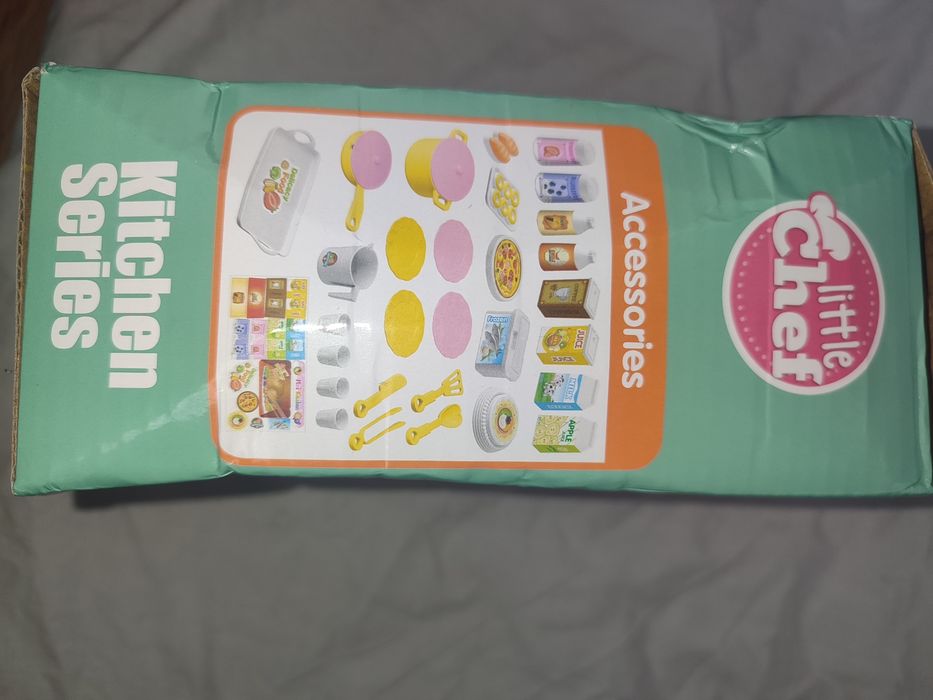 Mini kuchnia kuchnia dla lalki barbie gotowanie