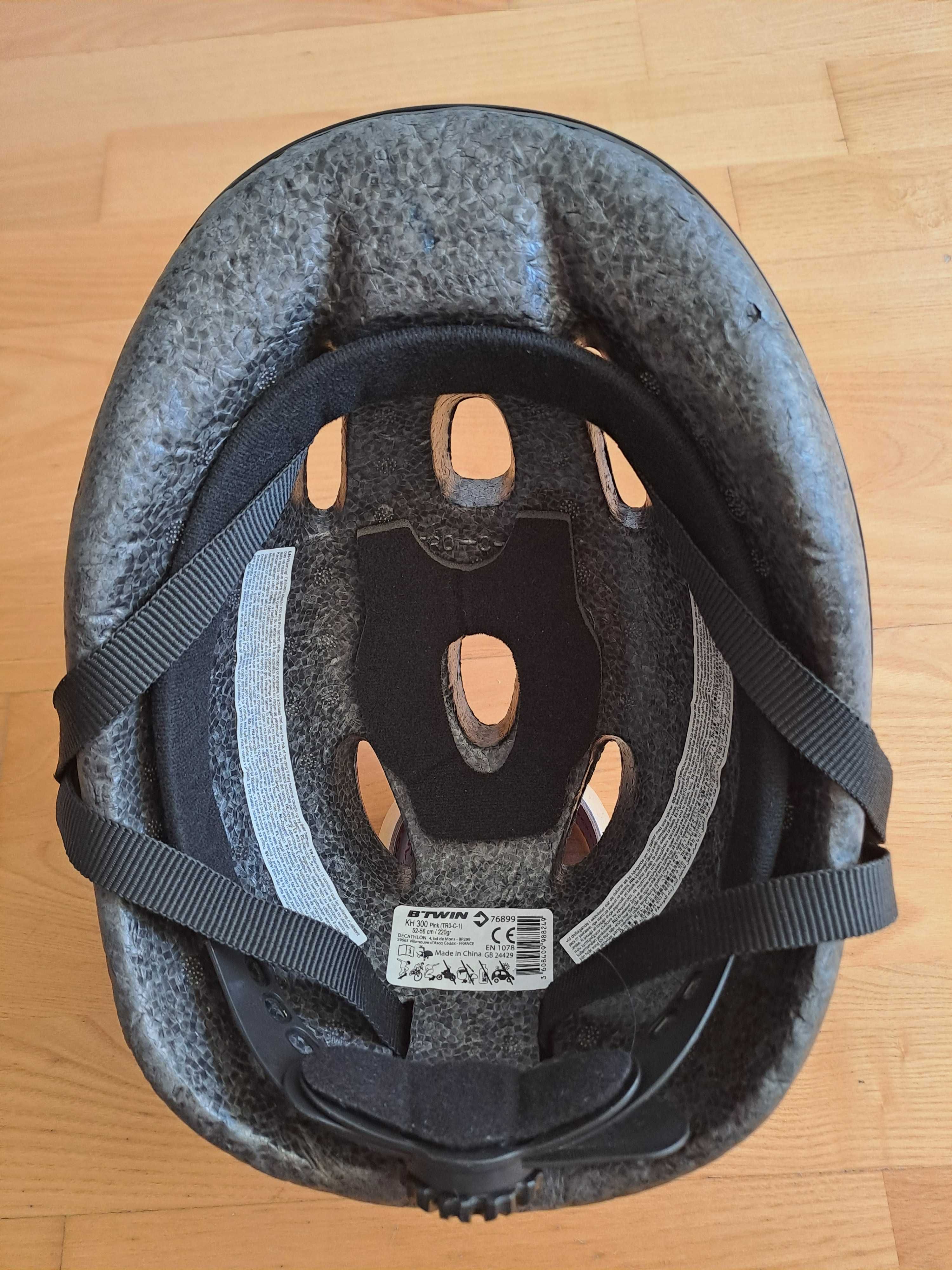 Kask dziecięcy BTwin 52 - 56 cm