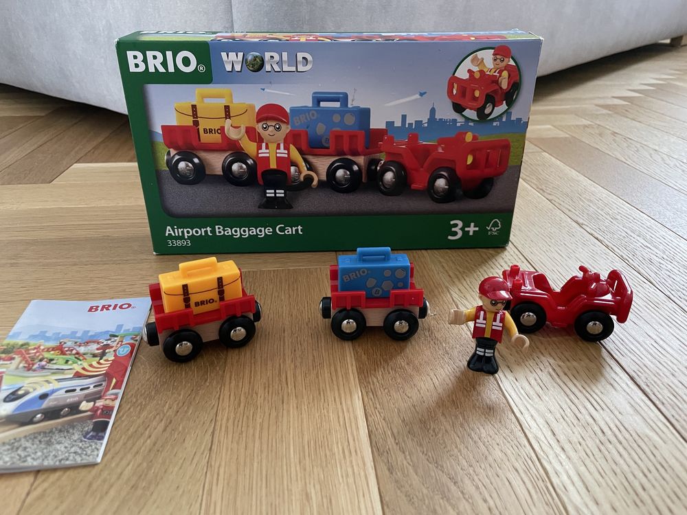 BRIO 33893 Wózek z bagażami Lotnisko