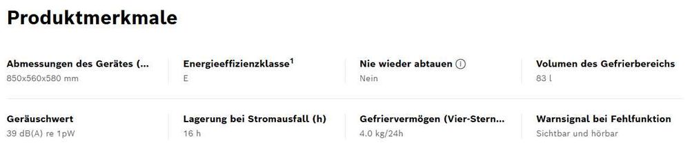 Zamrażarka Szufladowa BOSCH