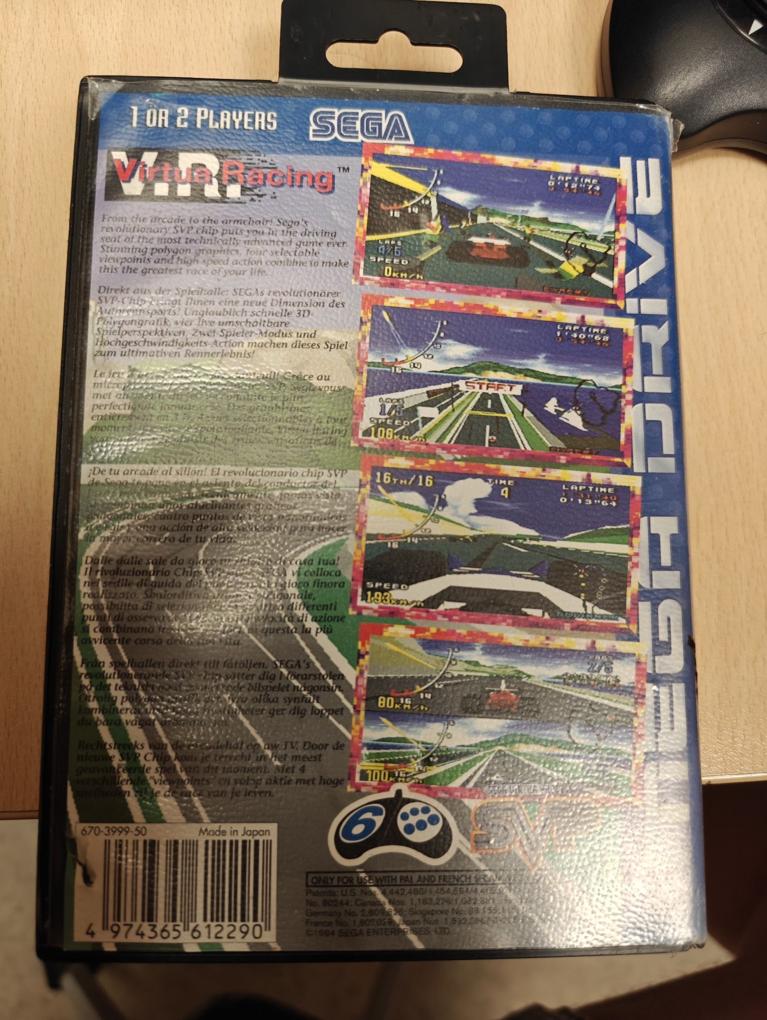 Sega Mega Drive - V.R. virtua racing