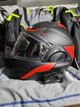 Kask motocyklowy modułowy SHARK EVO-GT Encke Flip-Up r S + Lexin