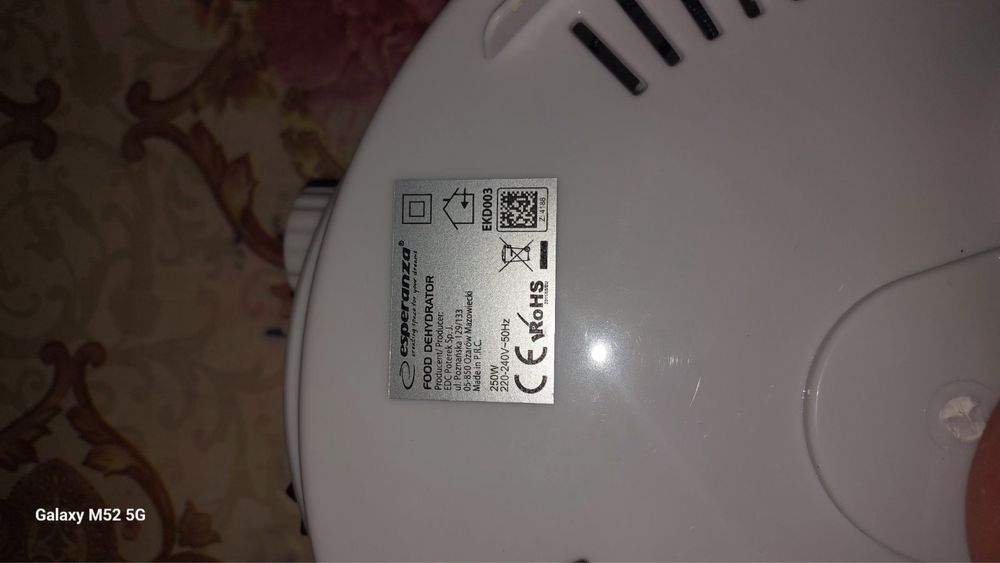 Сушка доя фруктів Esperanza EKD003