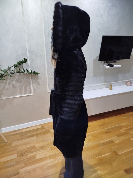 Шуба норка+ мутон