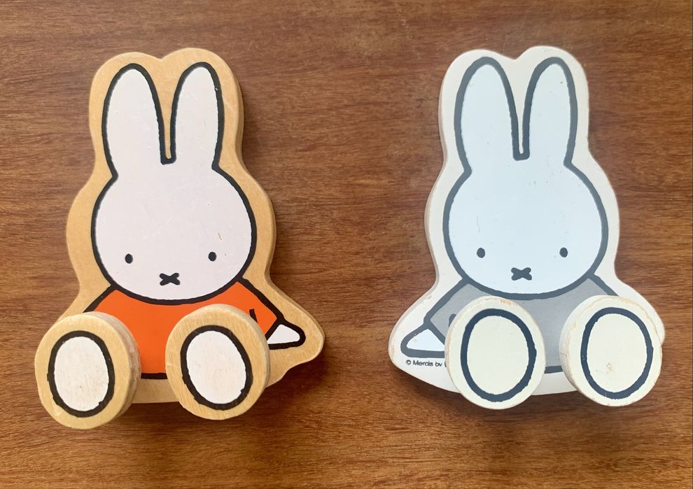 Par de cabides de parede Miffy