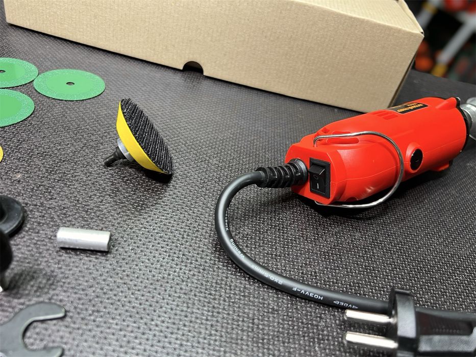 Угловой гравер Бормашина LANION G350R Усиленный вал 350 Вт + набор