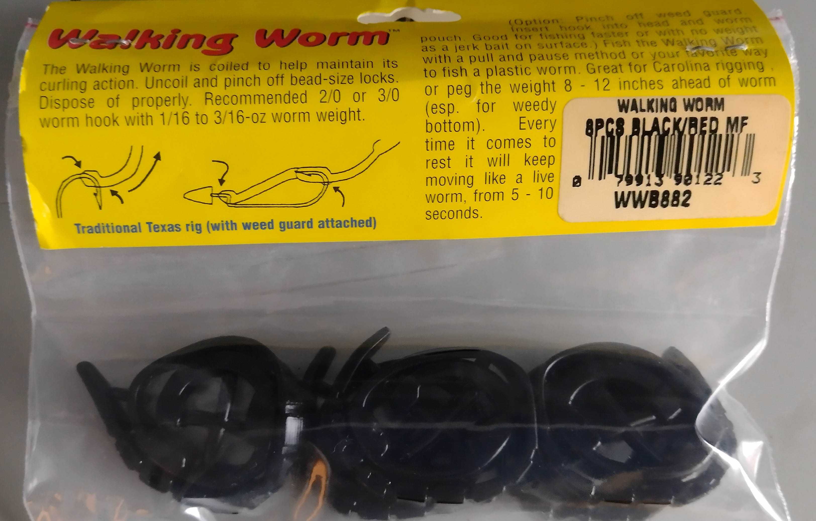 Sztuczna przynęta wędkarska walking worm