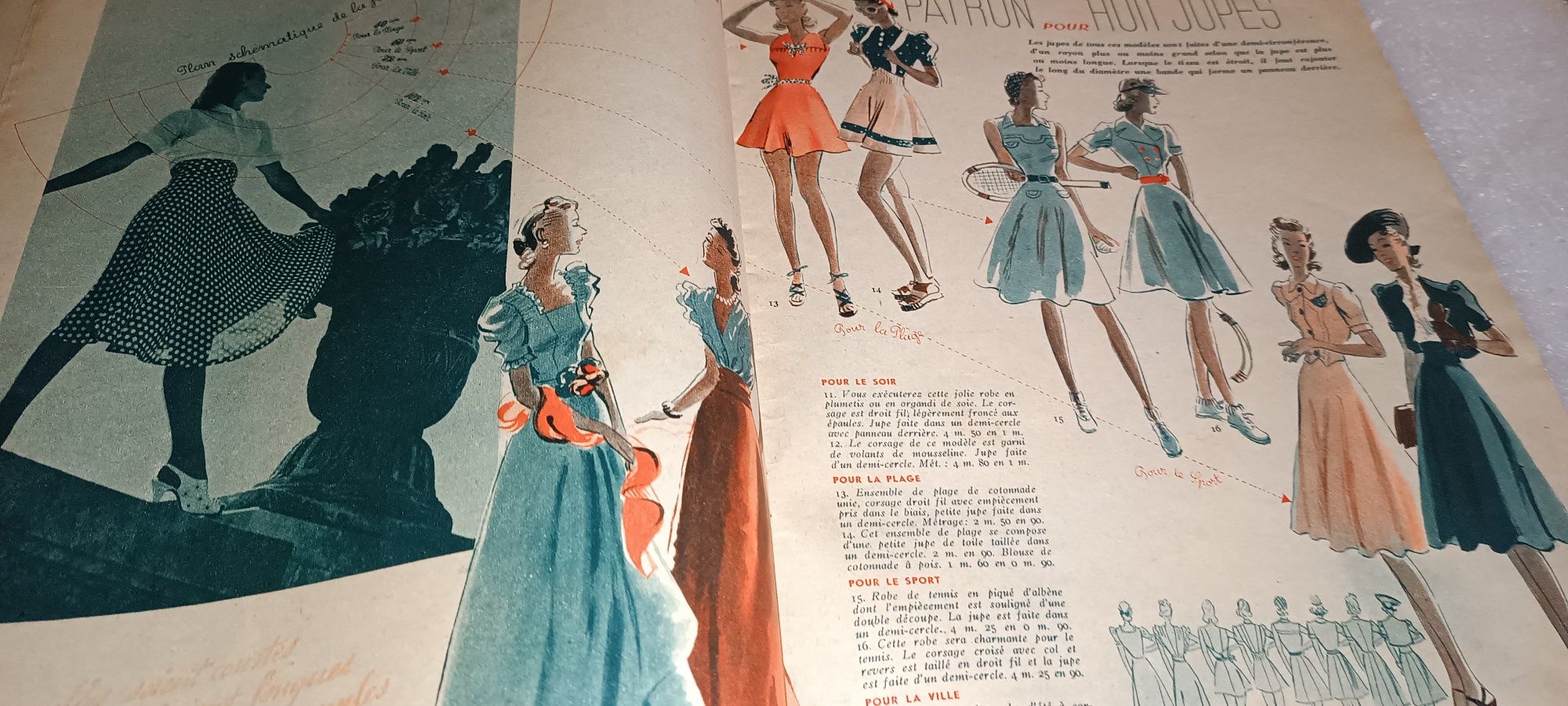 Antiga revista MARIE CLAIRE N°126 28/07/1939