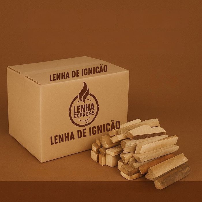 Lenha de ignição seca e + fina, entrega em braga