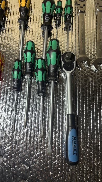 Wera викрутки, Hazet трищітка, Garant трещітковий ключ