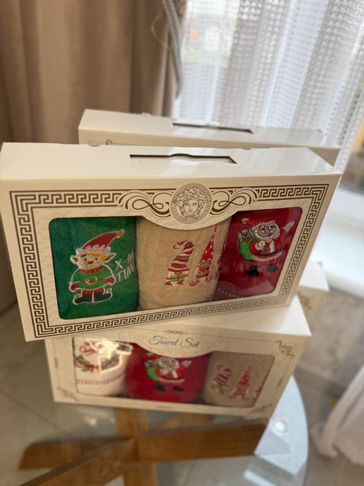 Подарункові новорічні рушники