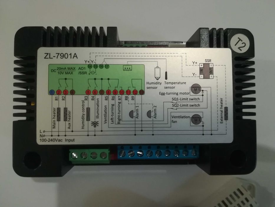 Регулятор температури та вологості Lilytech ZL-7901A