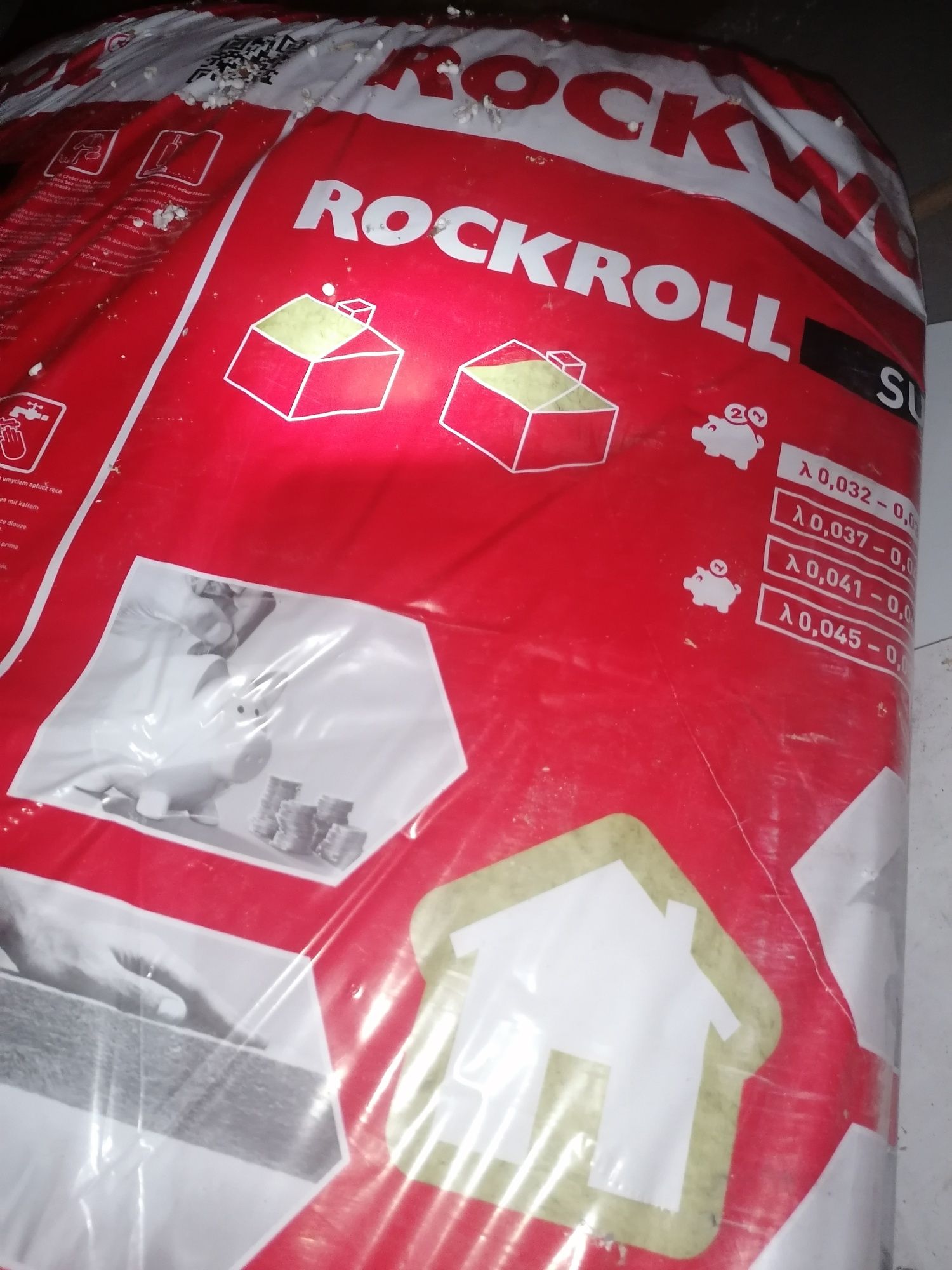 Wełna 15 cm mineralna skalna kamienna płyty rolka rockwool 0.36