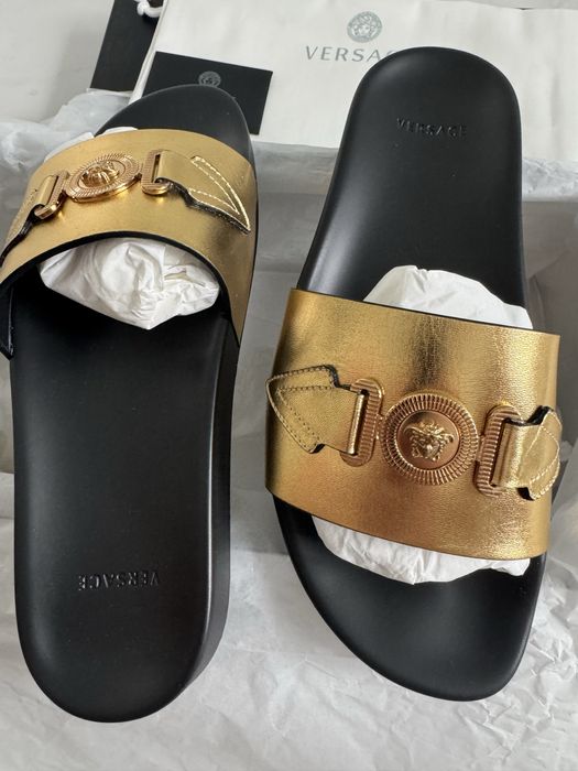 Мужские шлёпанцы Versace 42 размер