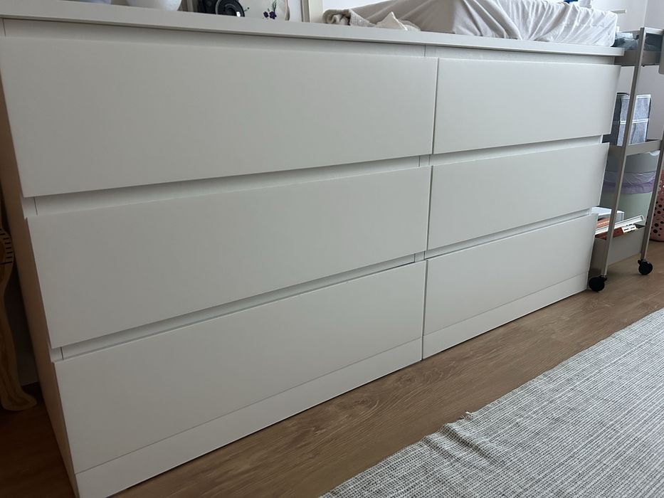 Movel MALM 6 gavetas