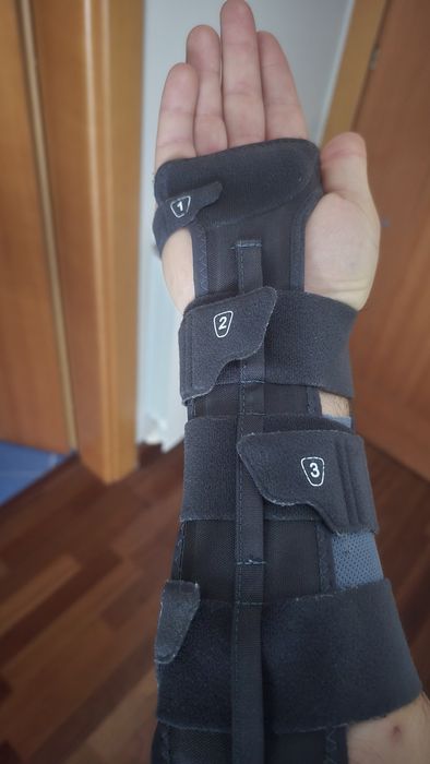 Tala imobilizadora mão dto