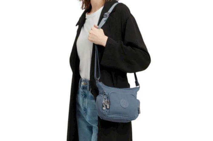 Mala tiracolo kipling azul Nova