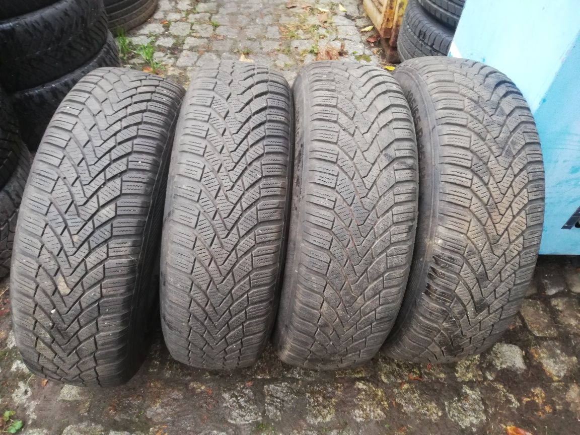 Felgi Stalowe Bmw E46 R15+Opony Continental 195/65R15 bieżnik po 6.8mm