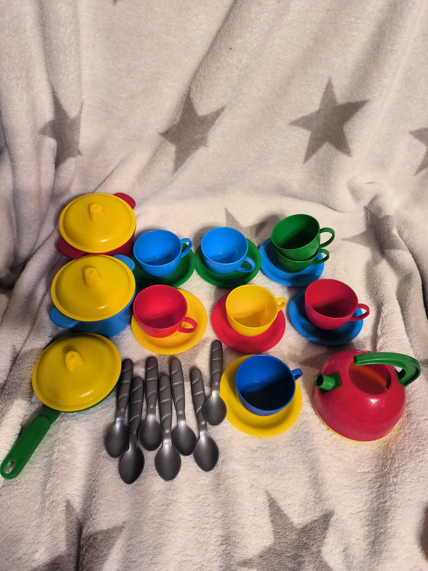 Набор детской посуды, муз телефон, лол,формы,посудка, инструменты