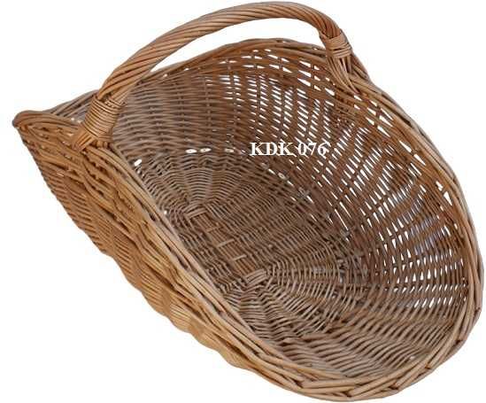 Kosz kominkowy ekspozycyjny dożynkowy Wiklina Duże Kosze PL