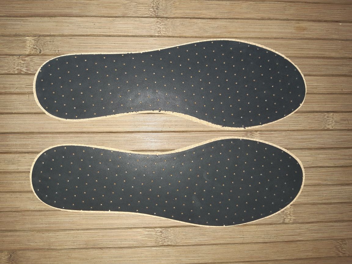 Skórzane wkładki do butów, rozmiar 35/36, 23 cm, nowe