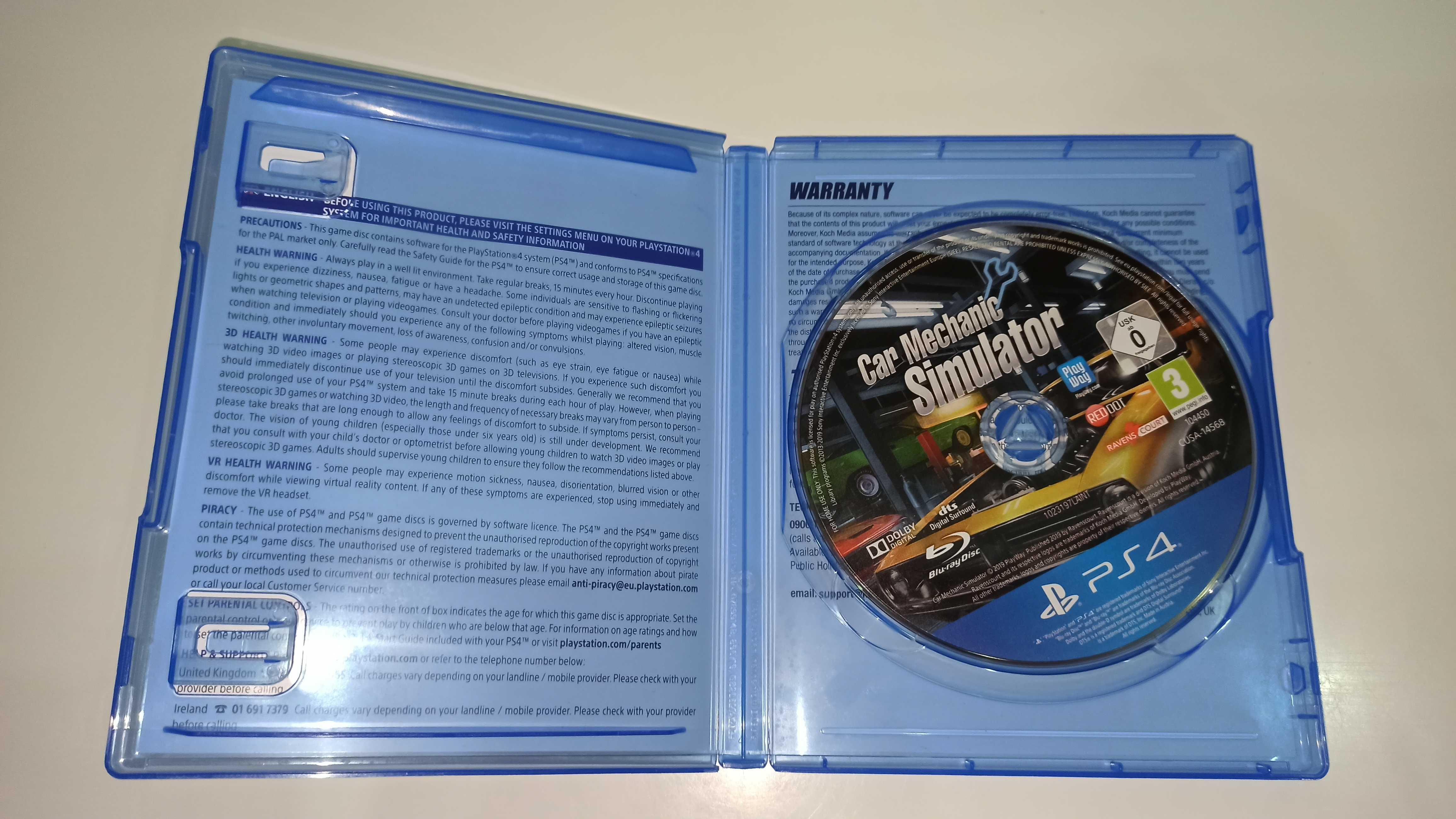 ps4 CAR MECHANIC SIMULATOR PL warsztat samochodowy