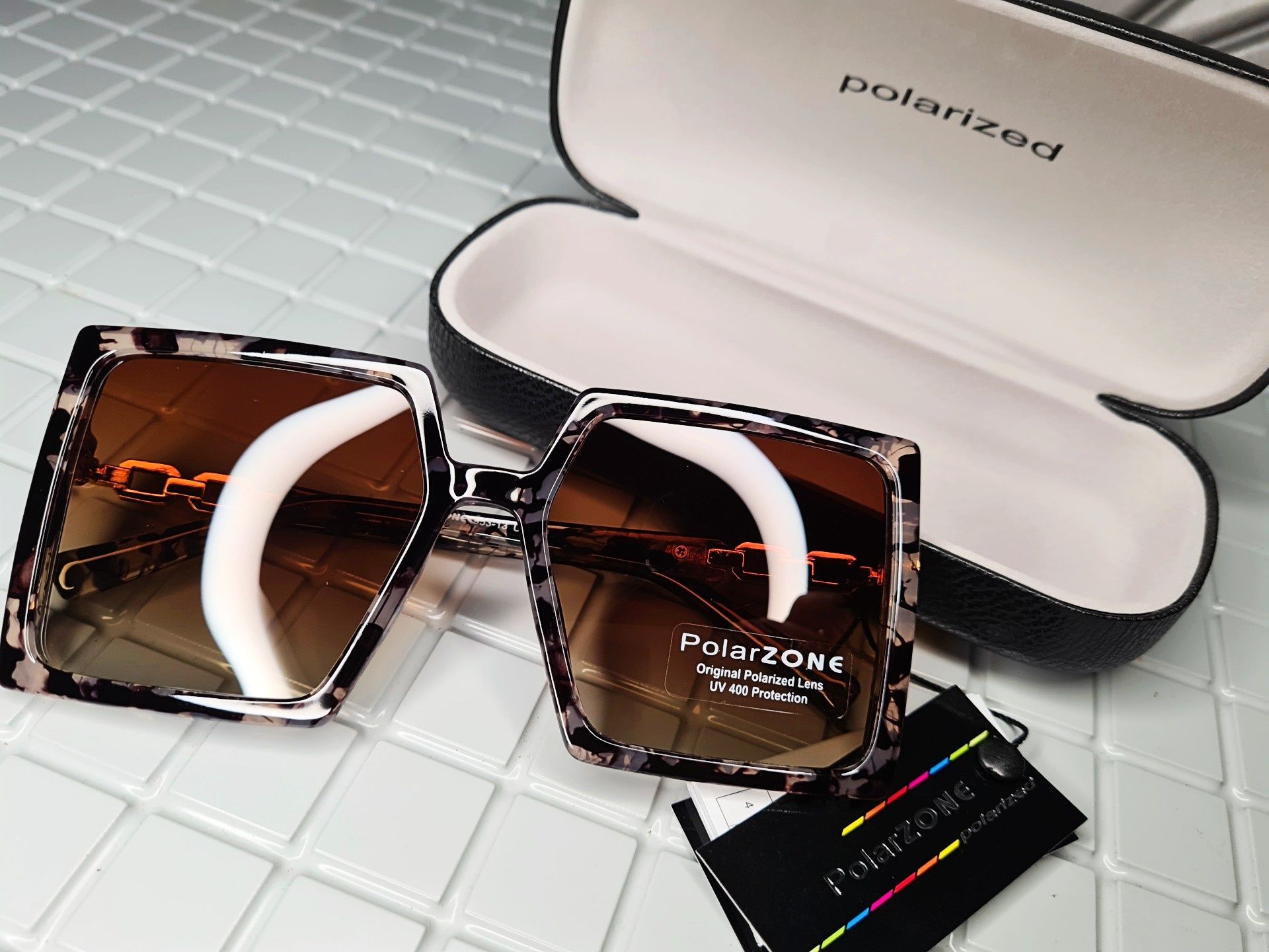 Nowe modne okulary przeciwsłoneczne damskie PolarZONE - moda