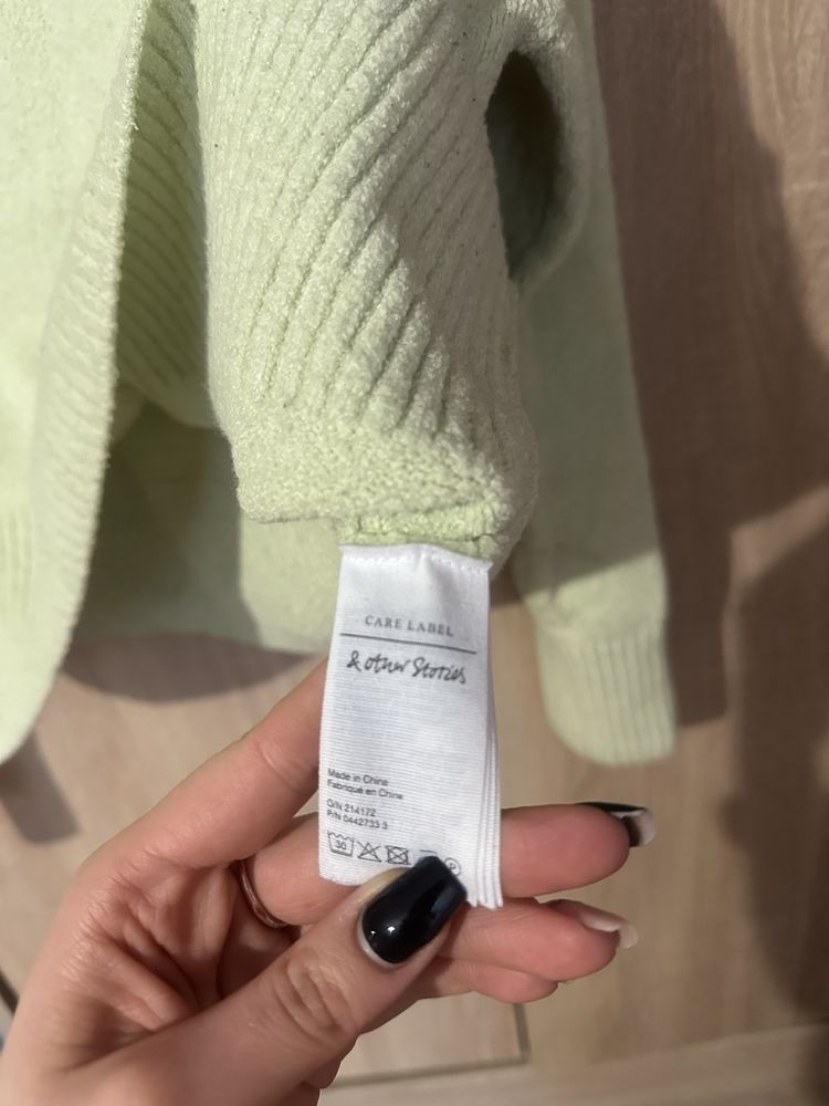 Miętowy sweter Wool