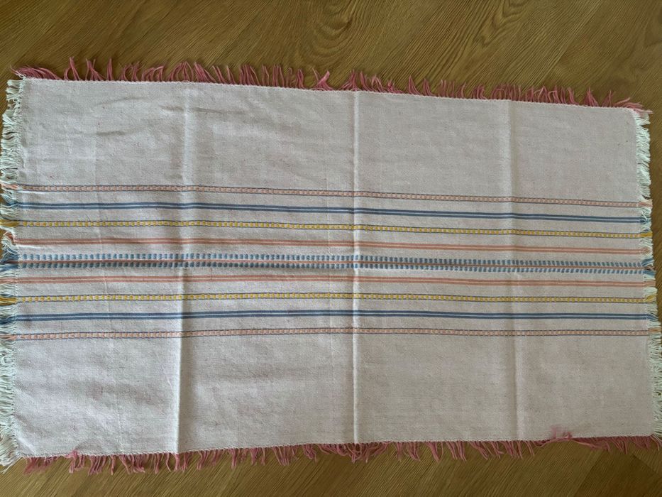 Bieżniki lniane z czasów prl