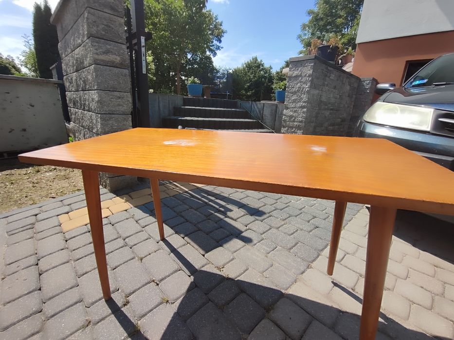 Stolik ława patyczak z okresu PRL