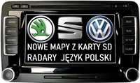 VW RNS510 Columbus Mapy 2020 V17 z karty SD Polske menu i lektor