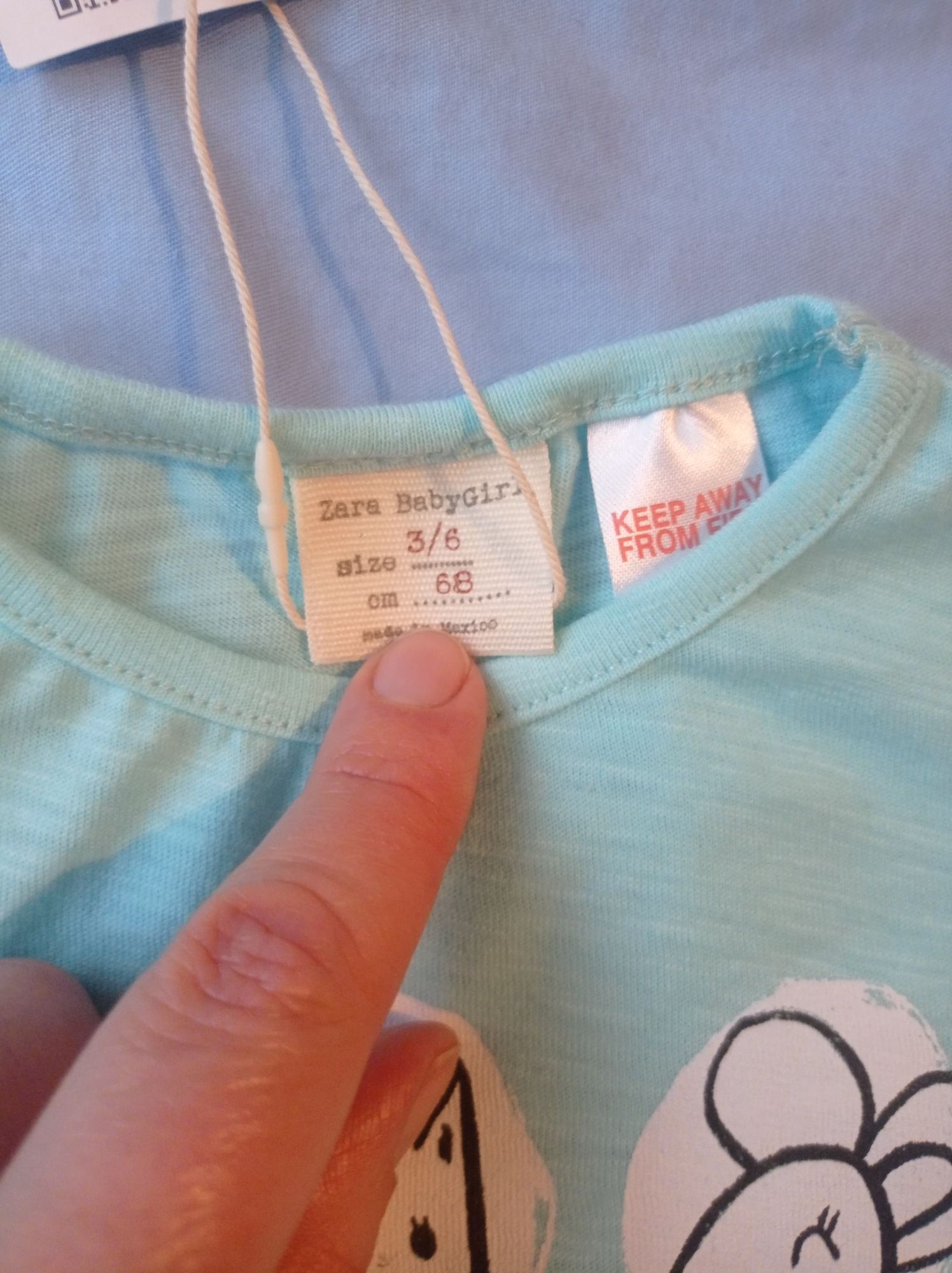 T-shirt Zara baby rozmiar 68 cm