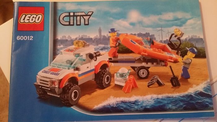 LEGO CITY 60012 Wóz Terenowy i Łódź Nurków