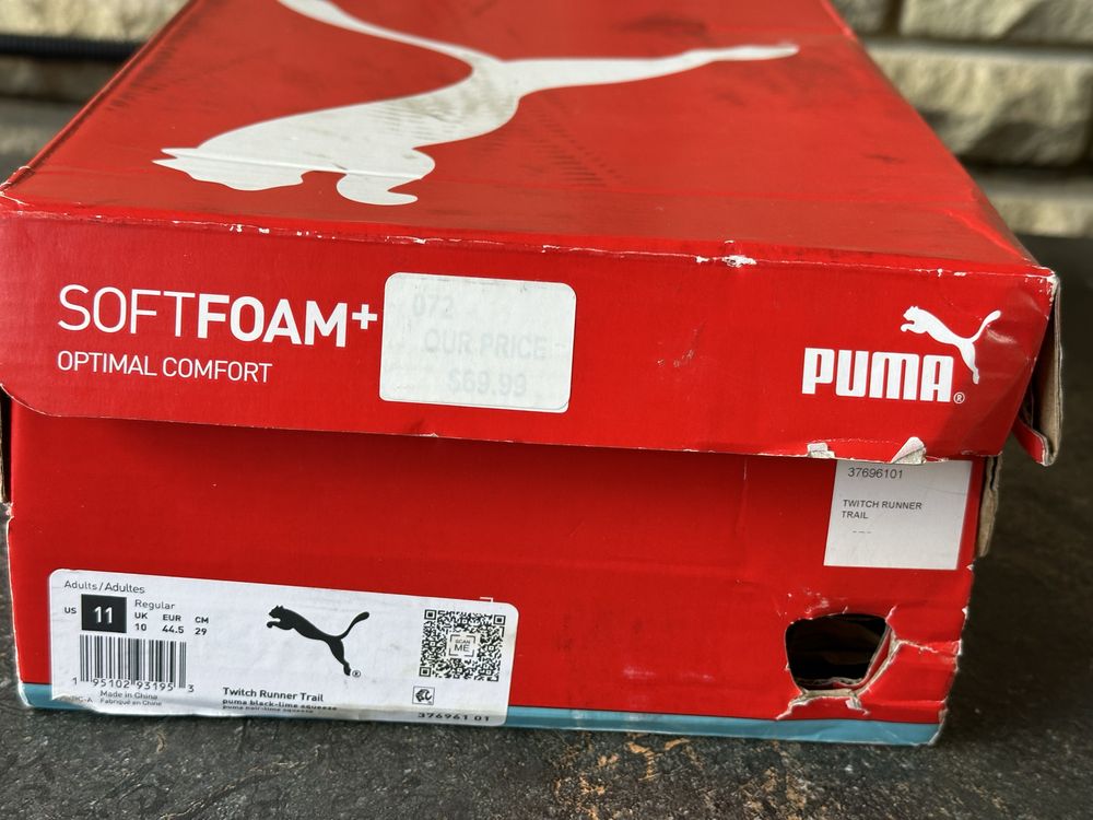 Новые кроссовки Puma