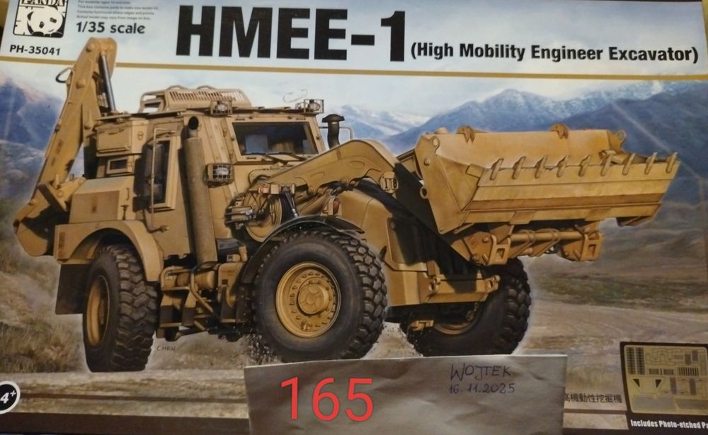 Model do sklejania plus blaszki PE