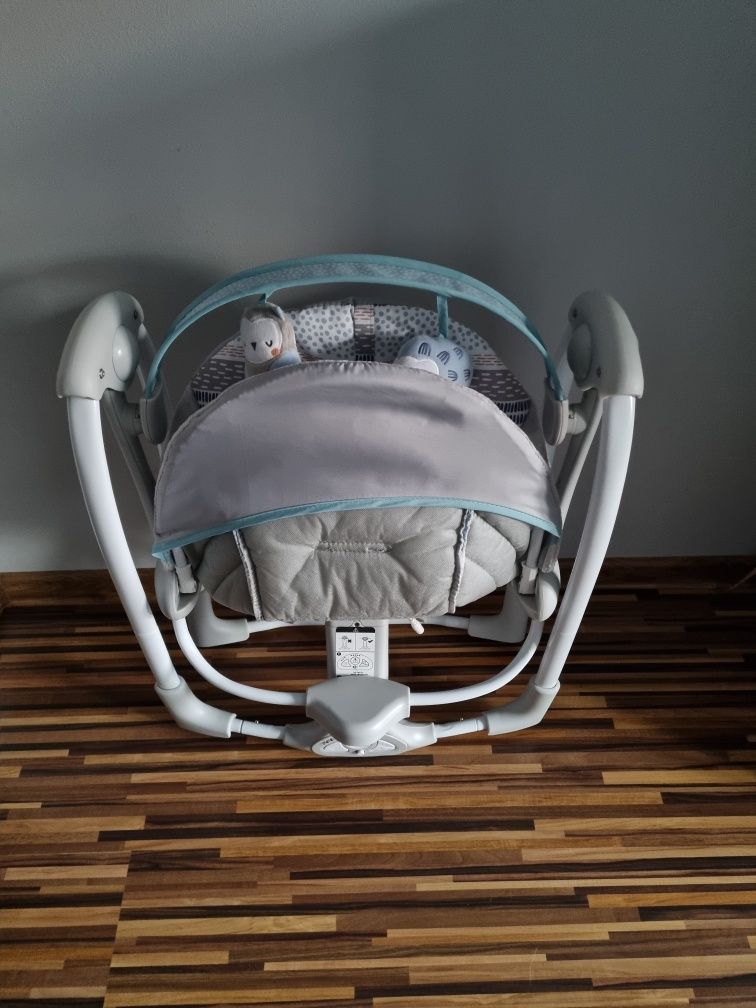 Huśtawka bujaczek INGENUITY zasilanie sieciowe. Nowe!!!