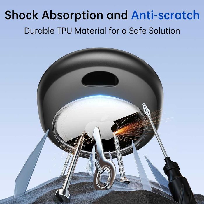 4-pak Etui na Air Tag AirTag odporne na wstrząsy i zarysowania