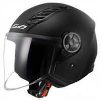 Kask motocyklowy otwarty LS2 OF616 Airflow II Solid Matt Black 06