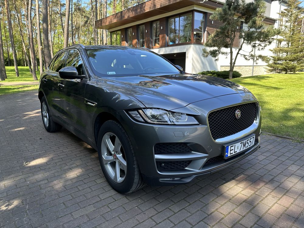 JAGUAR F-PACE 2.0 i4D 180 km AWD/Pierwszy wł./Salon PL/Bezwypadkowy