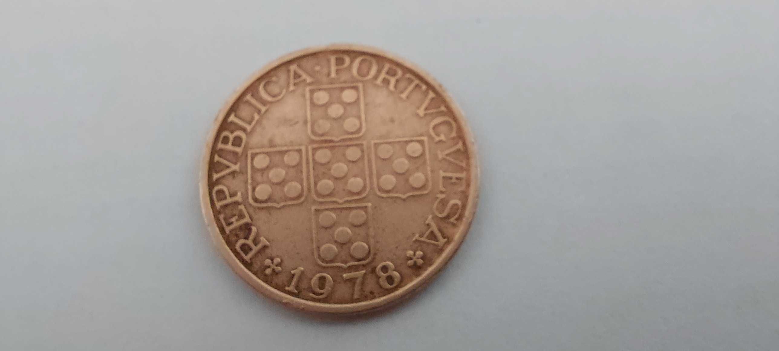 Moeda Antiga de 50 Centavos