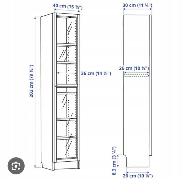 Witryna 1 drzwi- Ikea