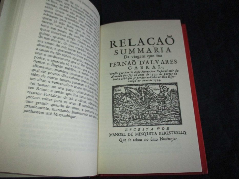 Livro História Trágico-marítima Bernardo Gomes de Brito