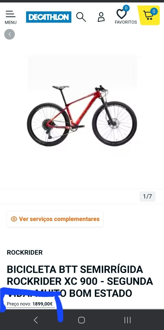 Rockrider XC900 carbono 29