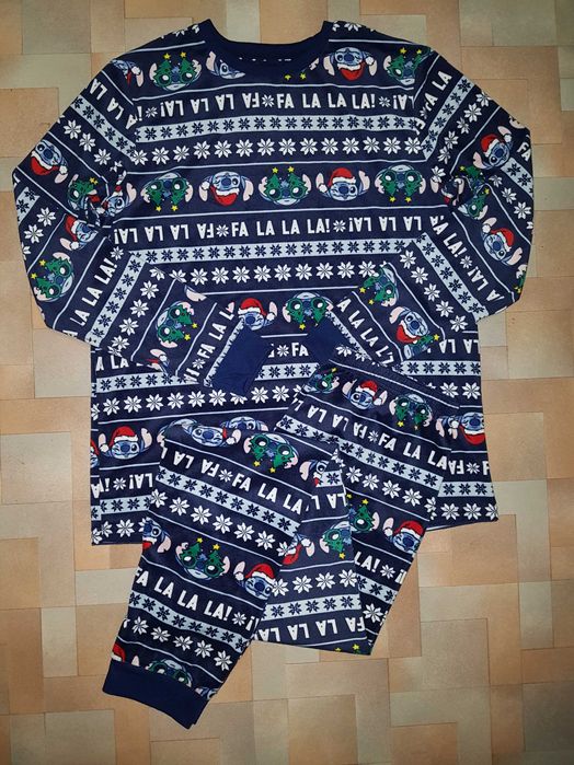 Теплый комплект Стич Stitch пижама велюр Disney 13-14лет супер подарок