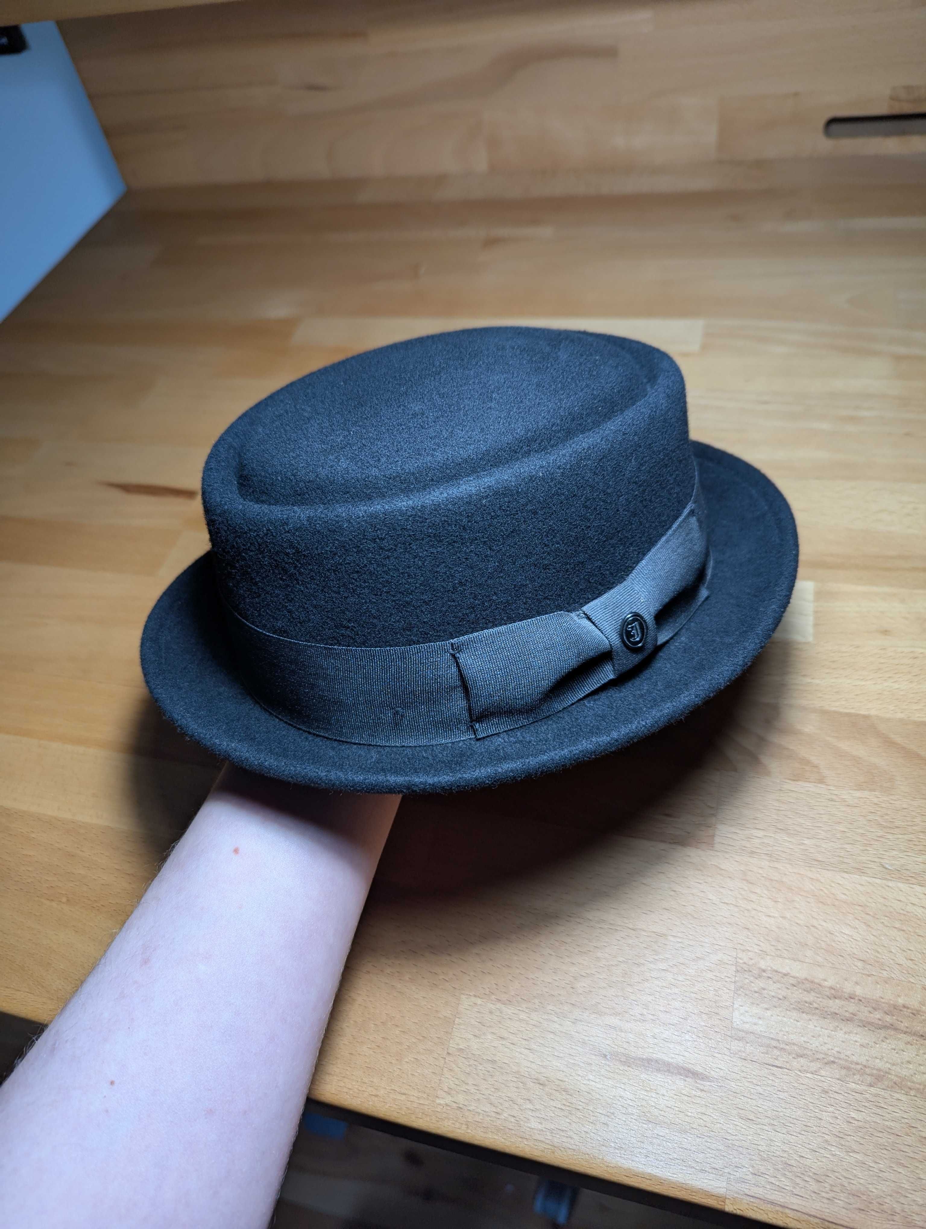 Kapelusz Porkpie Hat Jaxon 100% wełna